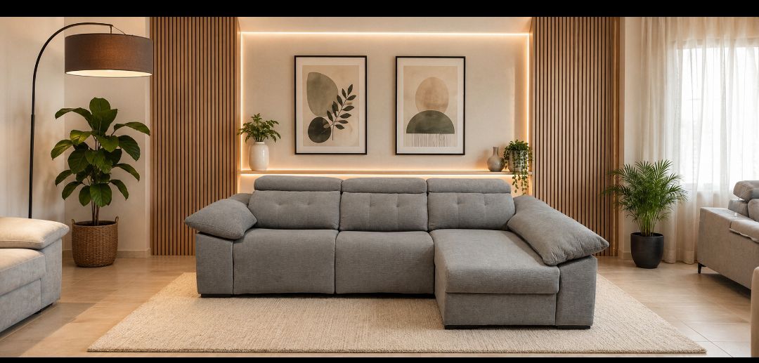 Salón con sofá de Descanso La Alameda