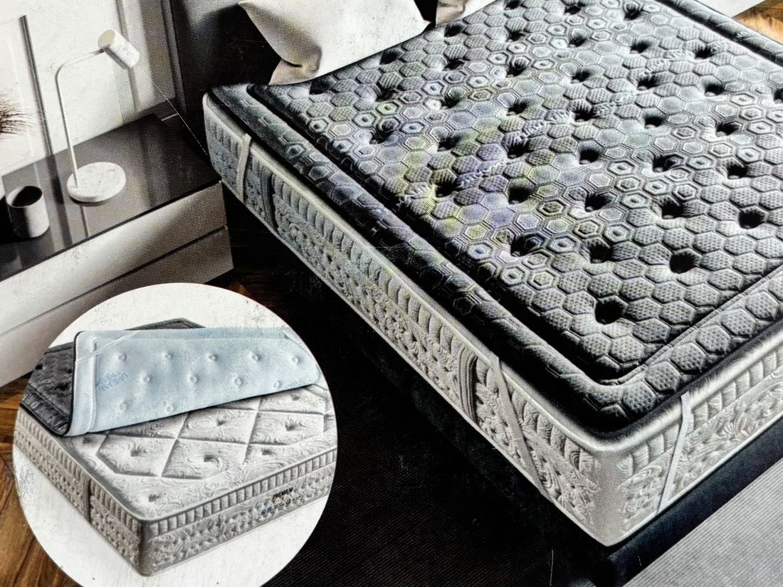 Topper Reversible Turmalina y Viscogel — Todas las medidas